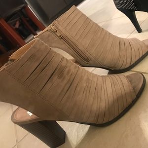 Report Open Toe Booties